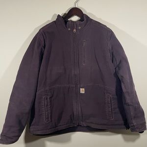 Carhartt Full Swing Caldwell Jacket Eggplant Women's Size 2XL xxl no hood